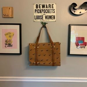 Camp Director Zip Tote in Dino